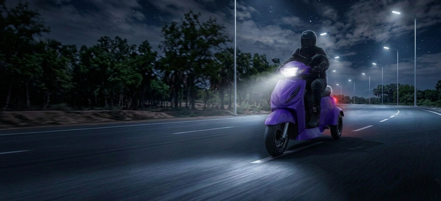 Scotra on the highway